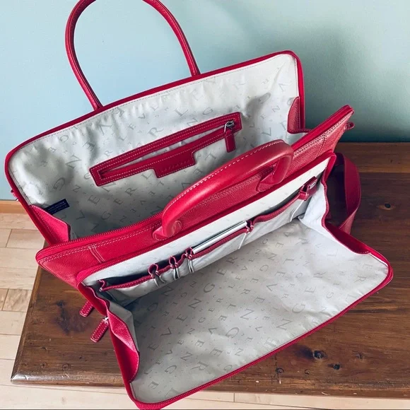 Levenger Leather Laptop Bag - Picture 5 of 10